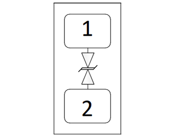 回路図 - Semtech RClamp2271ZC ESD保護/TVSダイオード